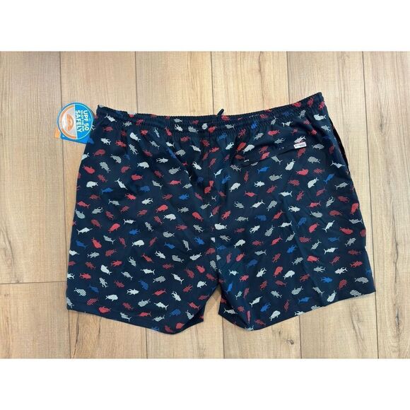 NWT Columbia PFG 2XL 6" Rambler Men’s Water Shorts Black Performance Swim - Picture 2 of 4